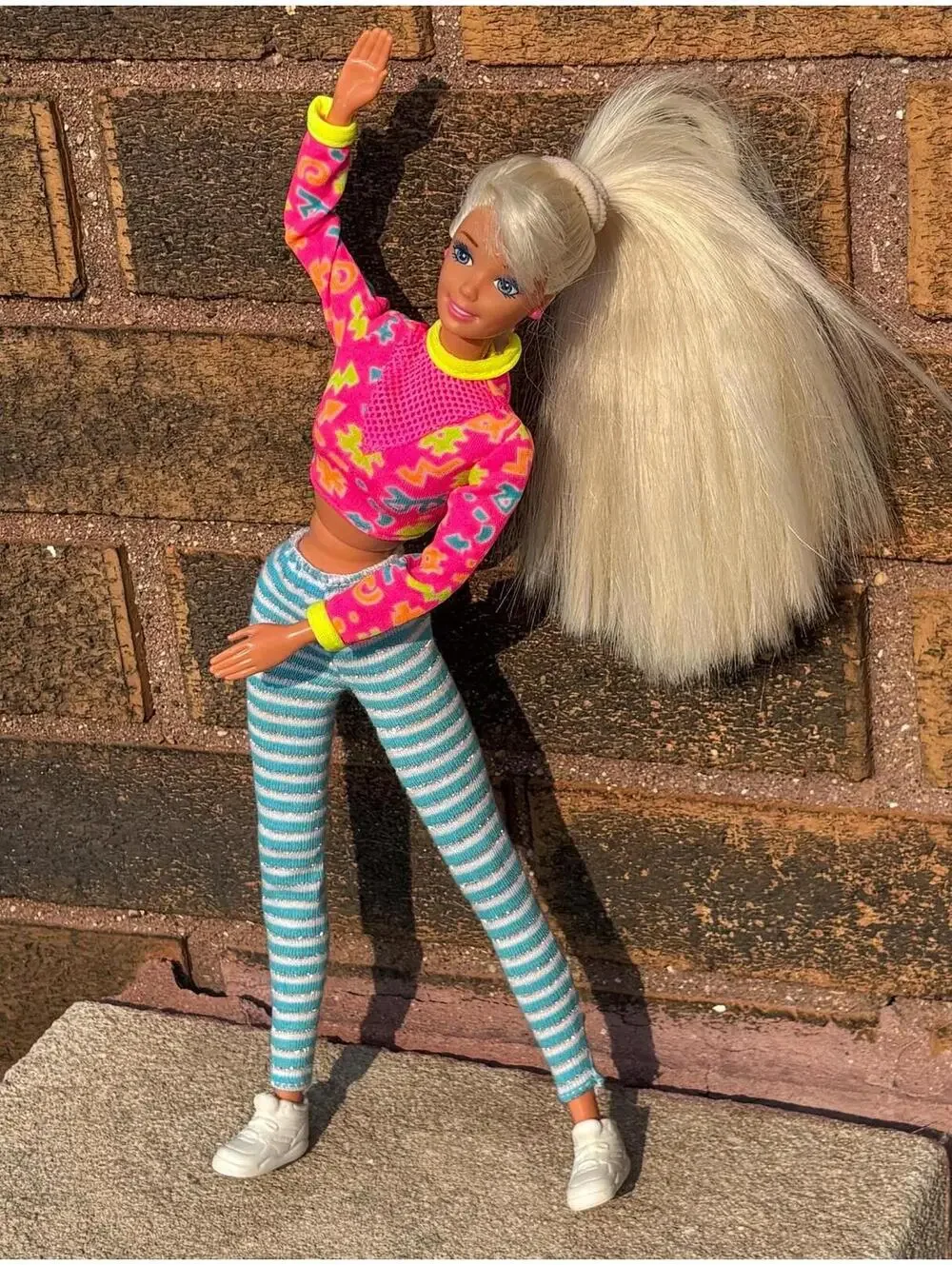 Vintage Barbie Workin Out Barbie In original top
